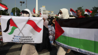 Aksi Massal Monas! Indonesia Bersatu dalam Protes Kejamnya Israel di Palestina