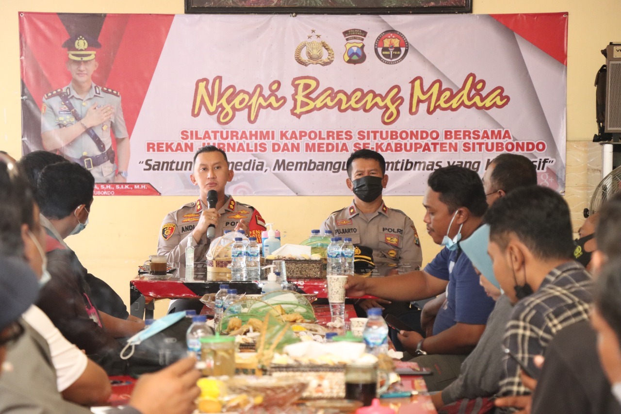 AKBP Andi Sinjaya Gelar Piramida Bangun Sinergitas Dengan Wartawan | Memo Surabaya