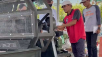 Mengatasi Krisis Sampah Desa Mojotrisno: Inovasi Mesin Pengayak Rajangan Sampah dari PCU